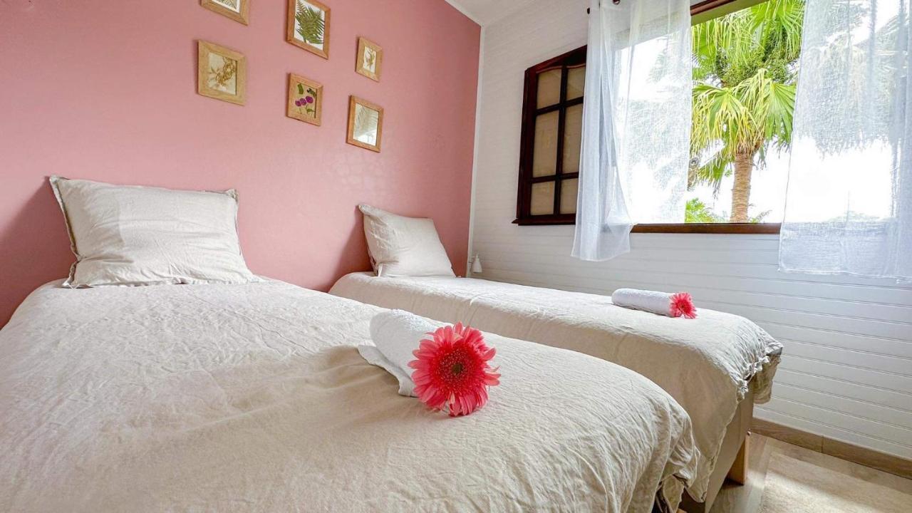 Magnifique Villa Creole Villa Ti Bout Bois Avec Cheminee Au Tevelave Les Avirons Zewnętrze zdjęcie