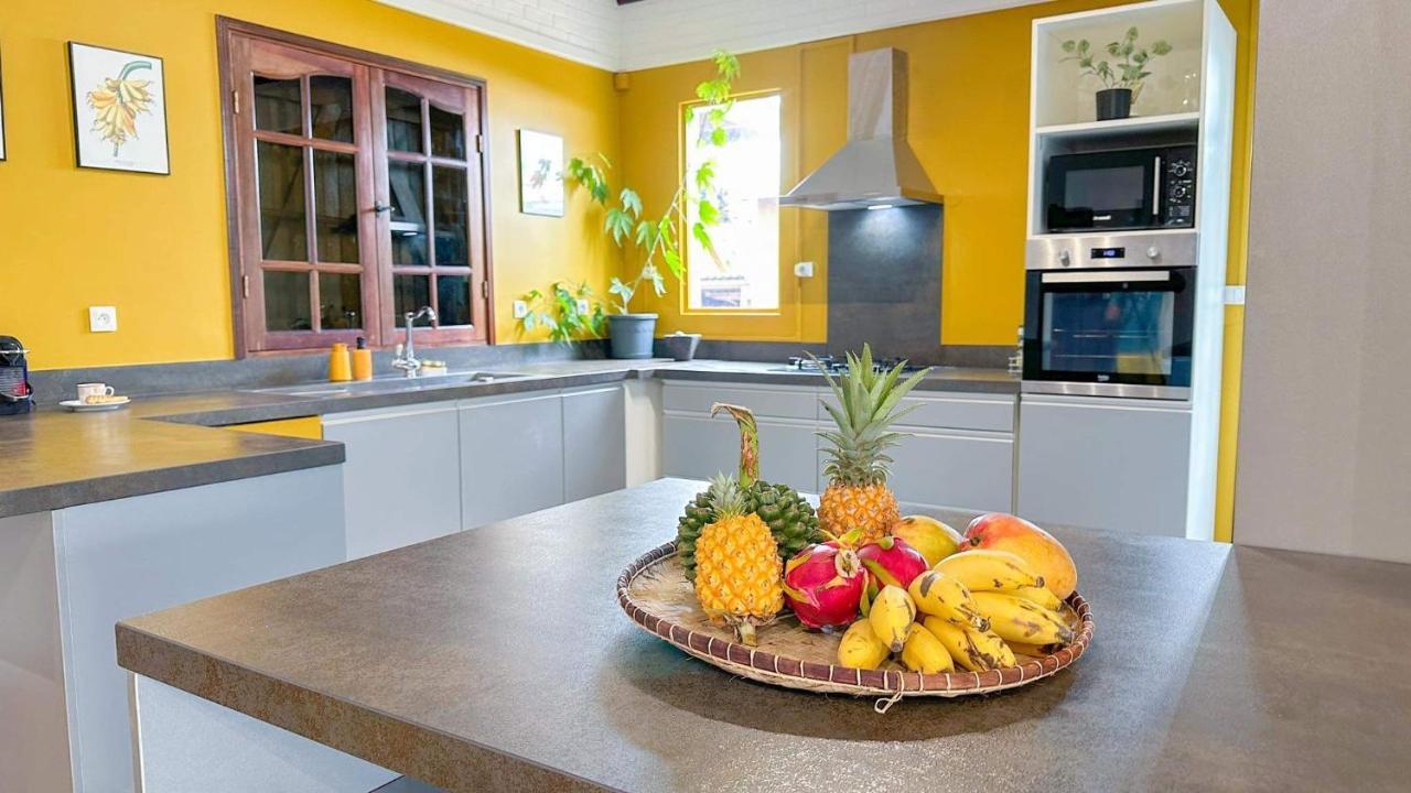 Magnifique Villa Creole Villa Ti Bout Bois Avec Cheminee Au Tevelave Les Avirons Zewnętrze zdjęcie